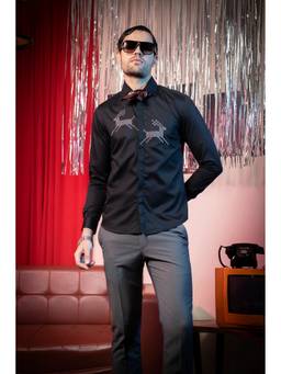 ABKASA - Black Pixel Shirt