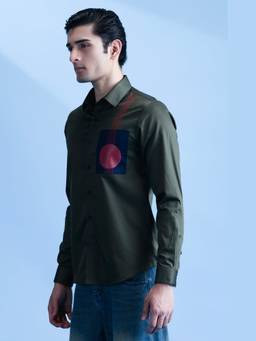 ABKASA - Olive Rewind Shirt