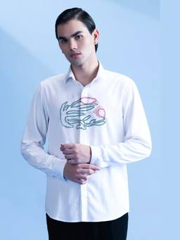 ABKASA - White Nautical Shirt