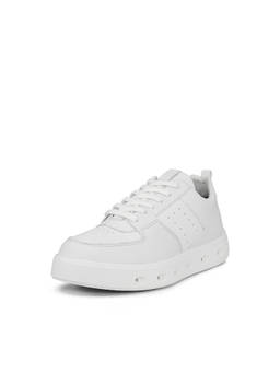 ECCO - Women's White Lifestyle Low-Top Sneakers