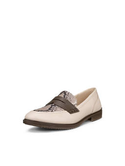 ECCO - Women's Beige Formal Loafers