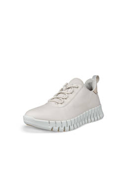 ECCO - Women's Beige Lifestyle Low-Top Sneakers