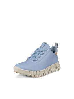 ECCO - Women's Blue Lifestyle Low-Top Sneakers