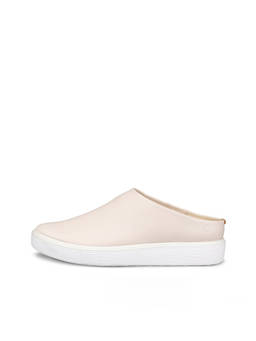 ECCO - Women's Beige Casual Mules