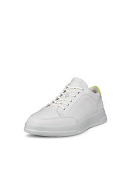 ECCO - Women's White Casual Low-Top Sneakers