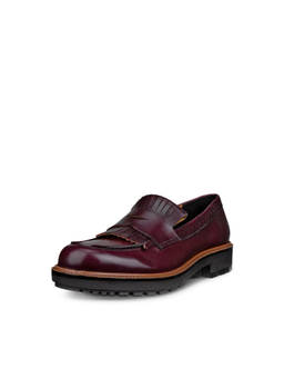 ECCO - Women's Maroon Loafers