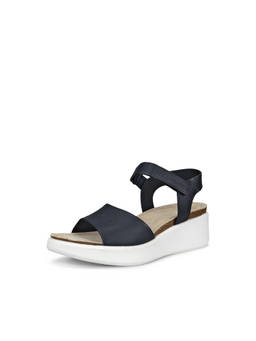 ECCO - Women's Black Casual Heeled Sandals