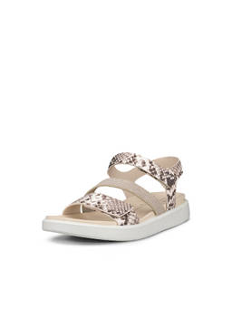 ECCO - Women's White Gold Casual Sandals