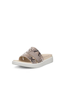 ECCO - Women's Beige Casual Slide Sandals