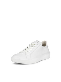 ECCO - Women's White Casual Low-Top Sneakers