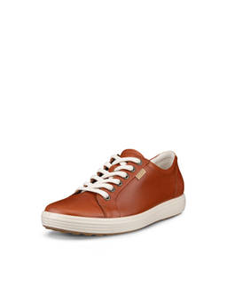 ECCO - Women's Brown Casual Low-Top Sneakers