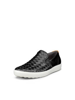 ECCO - Women's Black Casual Slip-On Sneakers