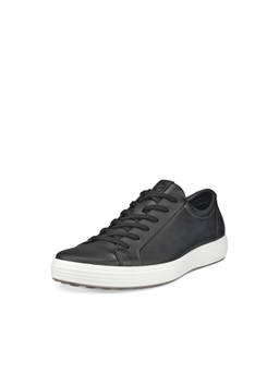 ECCO - Men's Black Lifestyle Low-Top Sneakers
