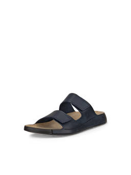 ECCO - Men's Navy Blue Casual Slide Sandals