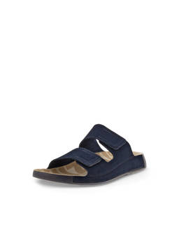 ECCO - Men's Navy Blue Casual Slide Sandals