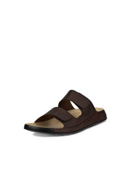 ECCO - Men's Brown Casual Slide Sandals