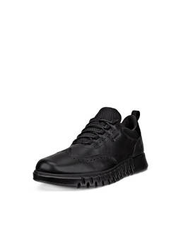 ECCO - Men's Black Lifestyle Low-Top Sneakers