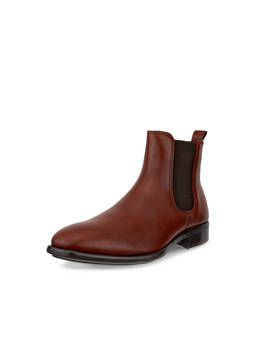 ECCO - Men's Brown Casual Chelsea Boots