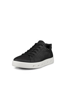 ECCO - Men's Black Lifestyle Low-Top Sneakers