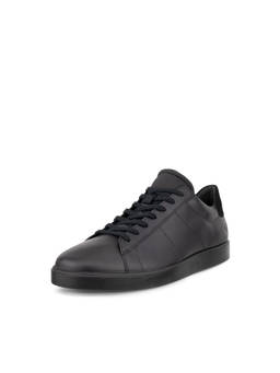 ECCO - Men's Black Casual Low-Top Sneakers