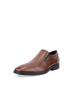 ECCO - Men's Brown Semi Formal Loafers