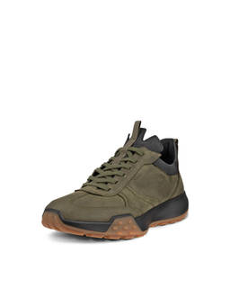 ECCO - Men's Green Lifestyle Low-Top Sneakers