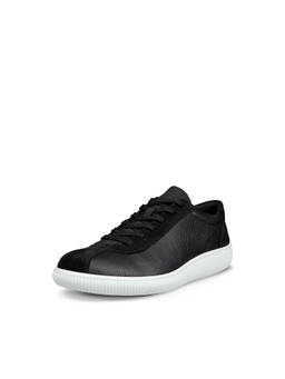 ECCO - Men's Black Lifestyle Low-Top Sneakers