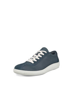 ECCO - Men's Blue Casual Low-Top Sneakers