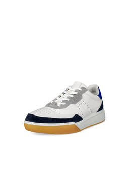 ECCO - Men's White Lifestyle Court Sneakers