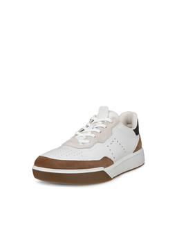 ECCO - Men's White Lifestyle Court Sneakers