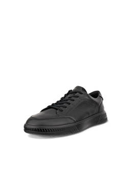 ECCO - Men's Black Lifestyle Low-Top Sneakers