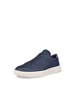 ECCO - Men's Navy Blue Casual Sneakers