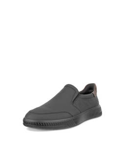 ECCO - Men's Black Casual Slip-On Sneakers