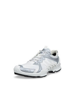 ECCO - Women's White Lifestyle Low-Top Sneakers