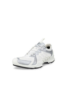 ECCO - Men's White Lifestyle Low-Top Sneakers