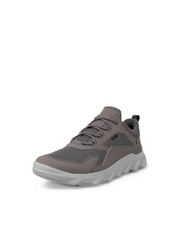 ECCO - Men's Grey Lifestyle Low-Top Sneakers
