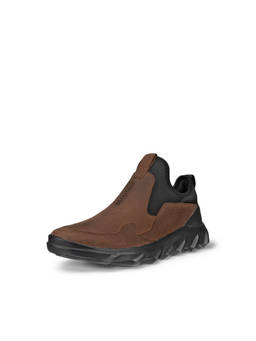 ECCO - Men's Brown Lifestyle Slip-On Sneakers