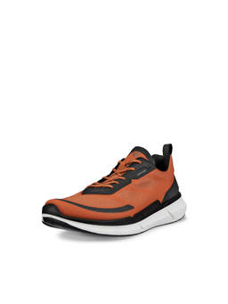 ECCO - Men's Orange Lifestyle Low-Top Sneakers
