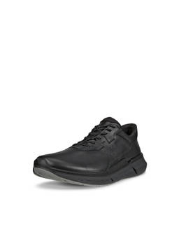 ECCO - Men's Black Lifestyle Low-Top Sneakers