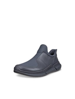 ECCO - Men's Grey Lifestyle Slip-On Sneakers