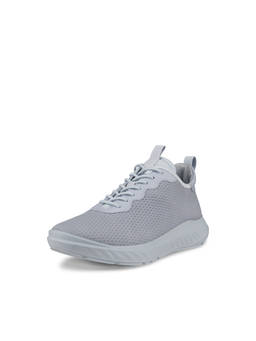 ECCO - Women's Grey Lifestyle Low-Top Sneakers