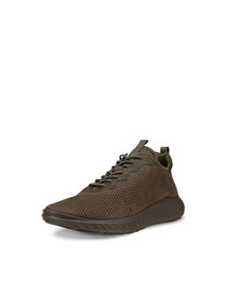 ECCO - Men's Brown Lifestyle Low-Top Sneakers
