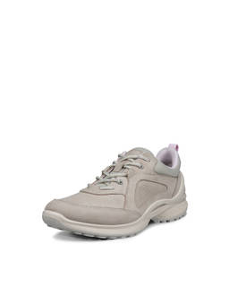 ECCO - Women's Grey Lifestyle Low-Top Sneakers