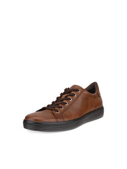 ECCO - Men's Brown Casual Low-Top Sneakers