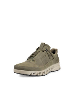 ECCO - Men's Olive Lifestyle Low-Top Sneakers