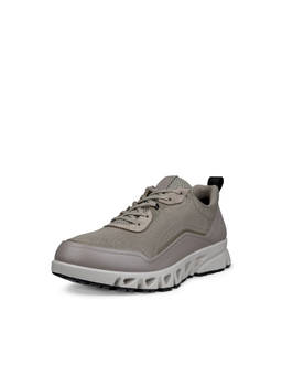 ECCO - Men's Grey Lifestyle Low-Top Sneakers