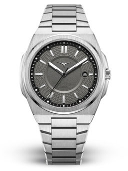 ZINVO - Rival Quartz Grey Round Dial Men Watch 100-01 (M)