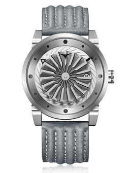 ZINVO - Blade Astro Automatic Silver Turbine Round Dial Men Watch 212 (M)