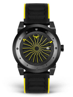 ZINVO - Blade Stinger Analogue Black Turbine Round Dial Men Watch 888 (M)