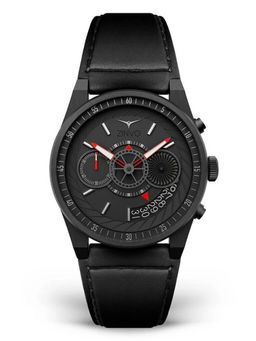 ZINVO - Chrono Black Quartz Black Turbine Round Dial Men Watch 999 (M)